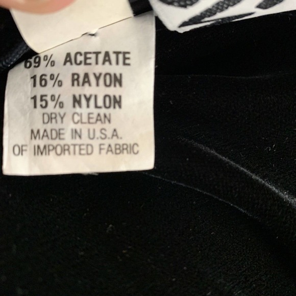 Vintage Black Velvet Dress Karen Lucas for Niki Sweetheart Neck Sz‎ 6 Sheer - Picture 6 of 11